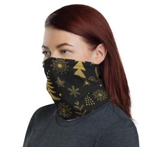 ELEGANT STYLE CHRISTMAS PATTERNN GAITER / FACE MASK