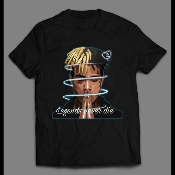 XXX TENTACION LEGENDS NEVER DIE MEMORIAL SHIRT