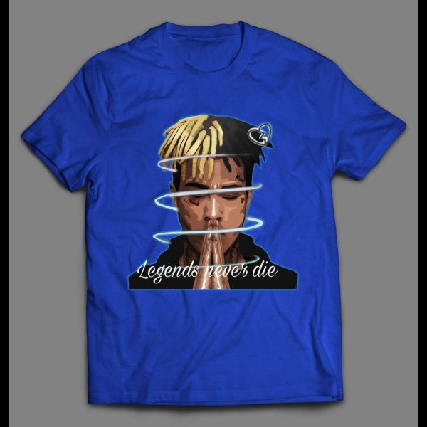 XXX TENTACION LEGENDS NEVER DIE MEMORIAL SHIRT