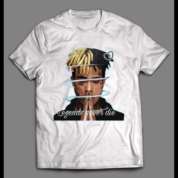 XXX TENTACION LEGENDS NEVER DIE MEMORIAL SHIRT