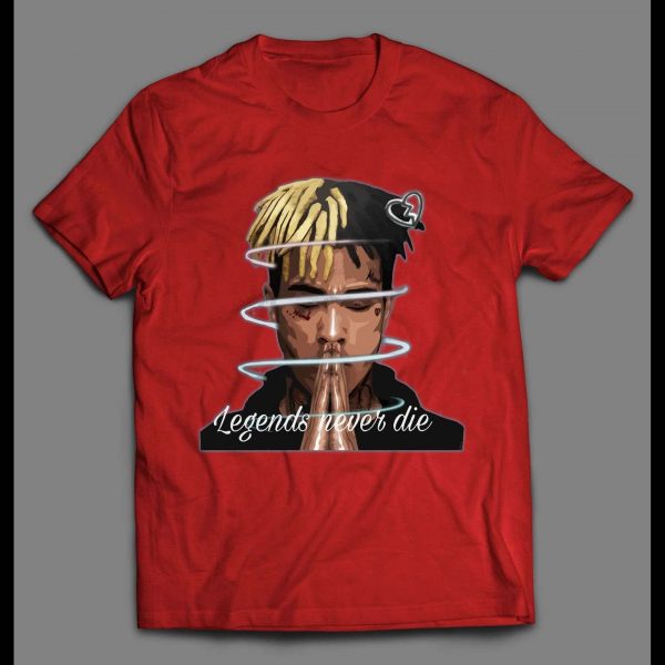 XXX TENTACION LEGENDS NEVER DIE MEMORIAL SHIRT