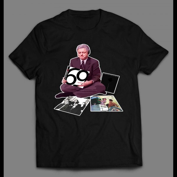 RETRO STYLE BILL CLINTON JAMMING 69 ALBUM COVER MUSIC SHIRT