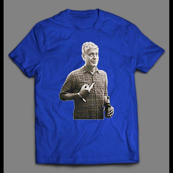 ANTHONY BOURDAIN MIDDLE FINGER SHIRT