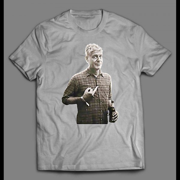 ANTHONY BOURDAIN MIDDLE FINGER SHIRT