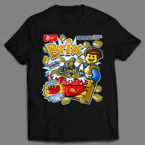 BRIX LEGO MAN CEREAL PARODY SHIRT