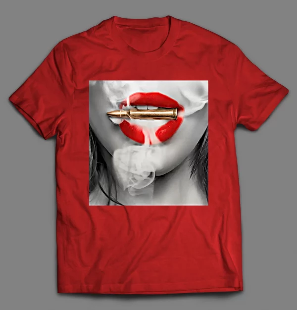 YOU DON'T WANT THIS SMOKE BULLET LIPS SHIRT