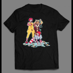 FAST FOOD STRIP CLUB PARODY HIGH QUALITY MENS SHIRT