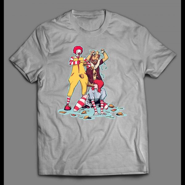 FAST FOOD STRIP CLUB PARODY HIGH QUALITY MENS SHIRT