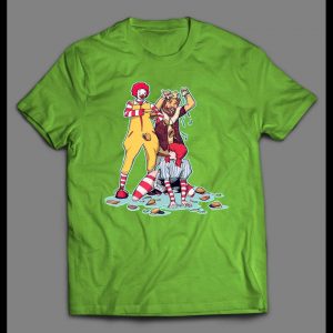 FAST FOOD STRIP CLUB PARODY HIGH QUALITY MENS SHIRT