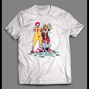 FAST FOOD STRIP CLUB PARODY HIGH QUALITY MENS SHIRT