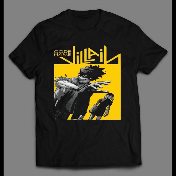 CODE NAME VILLAIN CUSTOM ANIME ART SHIRT