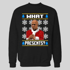 DEEBO WHAT PRESENTS? CHRISTMAS PATTERN HIGH QUALITY HOLIDAY HOODIE/ SWEATSHIRT