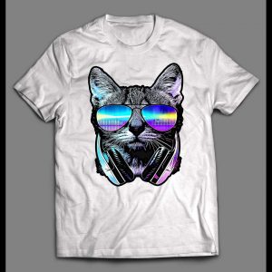 MUSIC LOVER CAT DJ KITTY SHIRT
