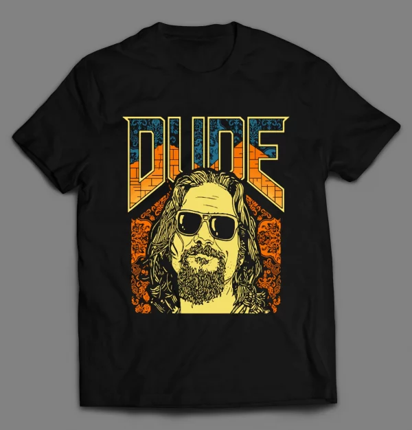 BIG LEBOWSKI DOOM DUDE GAME MASHUP SHIRT