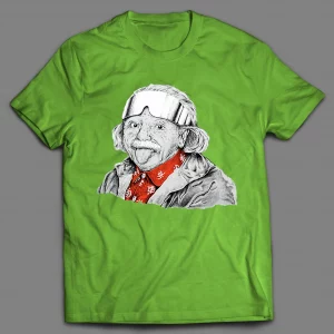 ALBERT EINSTEIN READY FOR THE SLOPES SHIRT