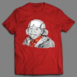 ALBERT EINSTEIN READY FOR THE SLOPES SHIRT