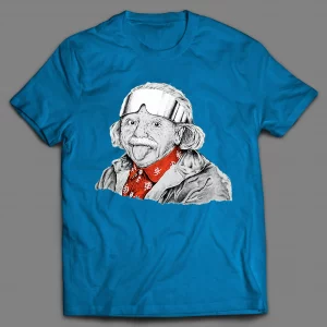 ALBERT EINSTEIN READY FOR THE SLOPES SHIRT