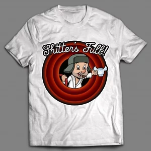 COUSIN ELMER SHITTERS FULL LOONEY PARODY SHIRT