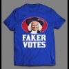 SLEEPY JOE FAKER VOTES OATMEAL PARODY POLITICAL SHIRT