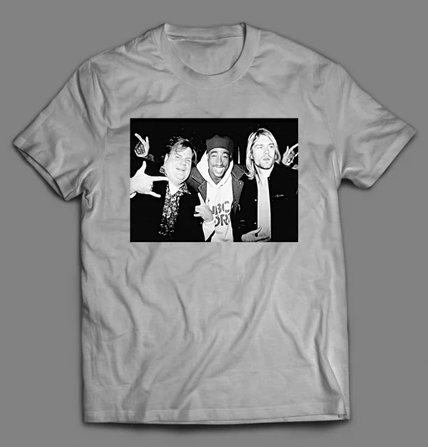 FARLEY, MAKAVELI, AND COBAIN PARTY SHIRT