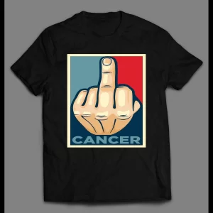 F*CK CANCER MIDDLE FINGER POP ART SHIRT