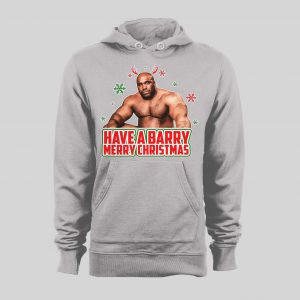 HAVE A BARRY MERRY CHRISTMAS PORN STAR PARODY HIGH QUALITY HOLIDAY HOODIE/ SWEATSHIRT