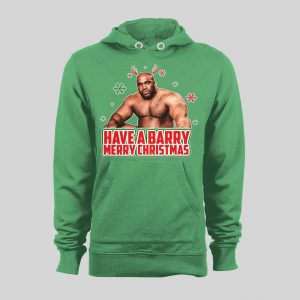 HAVE A BARRY MERRY CHRISTMAS PORN STAR PARODY HIGH QUALITY HOLIDAY HOODIE/ SWEATSHIRT