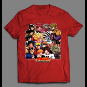 HEROES X VILLAINS JAPANESE ANIME RUMBLE HIGH QUALITY SHIRT