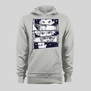 JAPANESE ANIME HUNTERS EYES ART HOODIE / SWEATSHIRT