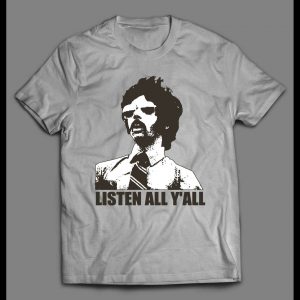 1980'S BROOKLYN RAP GROUP LISTEN ALL Y'ALL SHIRT