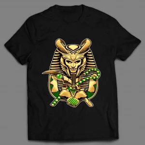 LOKI-TUT MASHUP COMIC BOOK BAD GUY SHIRT