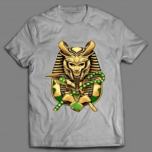 LOKI-TUT MASHUP COMIC BOOK BAD GUY SHIRT