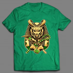 LOKI-TUT MASHUP COMIC BOOK BAD GUY SHIRT