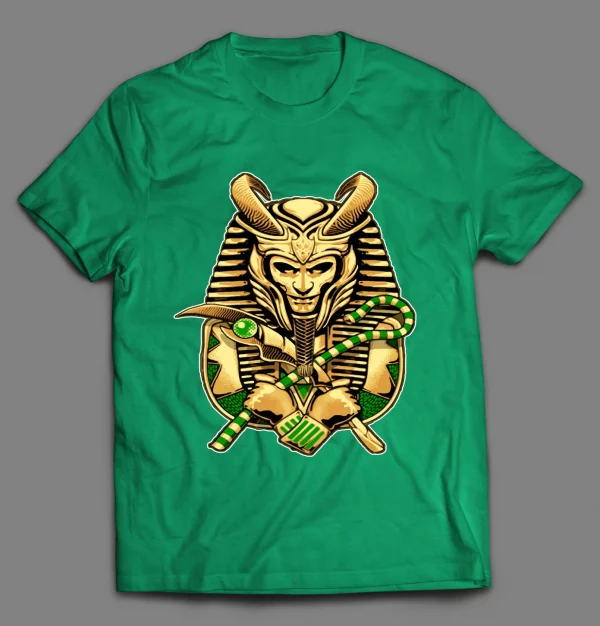 LOKI-TUT MASHUP COMIC BOOK BAD GUY SHIRT