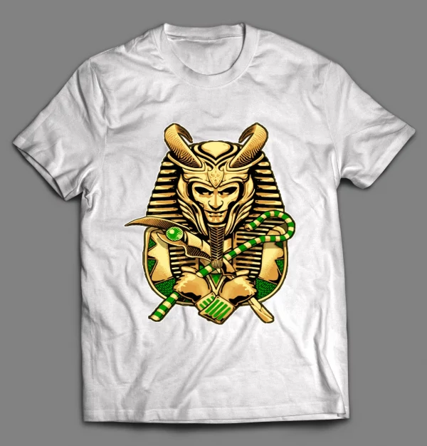 LOKI-TUT MASHUP COMIC BOOK BAD GUY SHIRT
