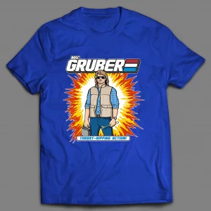 MAC GRUBER THROAT RIPPING ACTION CARTOON PARODY SHIRT