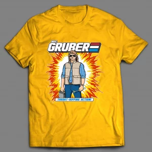 MAC GRUBER THROAT RIPPING ACTION CARTOON PARODY SHIRT