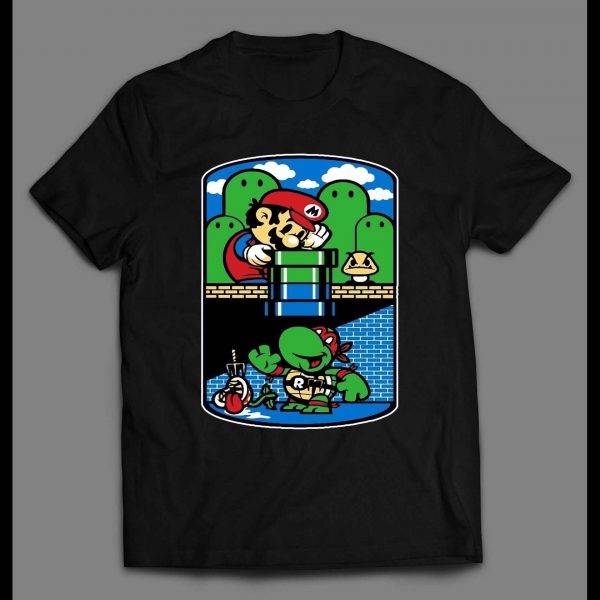 MARIO X GAMER STYLE PARODY GAMER SHIRT