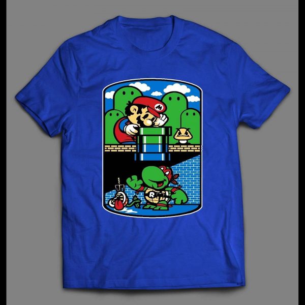 MARIO X GAMER STYLE PARODY GAMER SHIRT