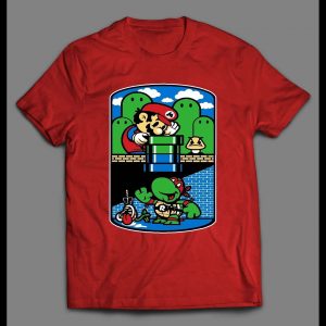 MARIO X GAMER STYLE PARODY GAMER SHIRT