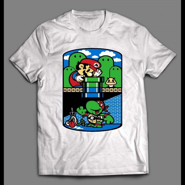 MARIO X GAMER STYLE PARODY GAMER SHIRT