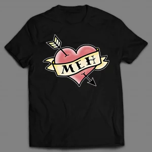 NO LOVE "MEH" FUNNY VALENTINES DAY SHIRT