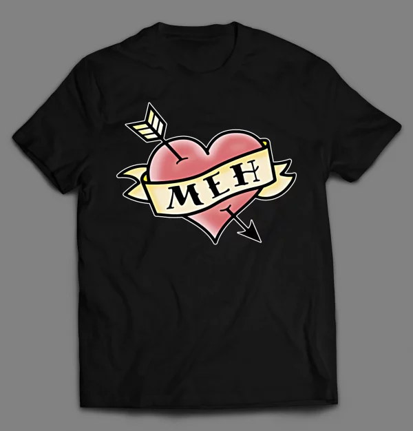 NO LOVE "MEH" FUNNY VALENTINES DAY SHIRT