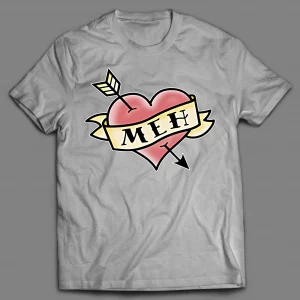 NO LOVE "MEH" FUNNY VALENTINES DAY SHIRT