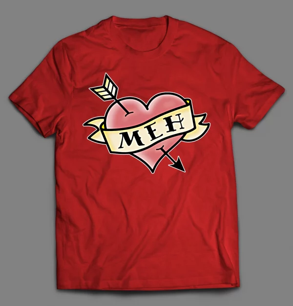 NO LOVE "MEH" FUNNY VALENTINES DAY SHIRT