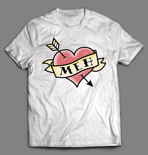 NO LOVE "MEH" FUNNY VALENTINES DAY SHIRT