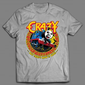 THE CRAZY TRAIN X THOMAS THE TRAIN PARODY SHIRT