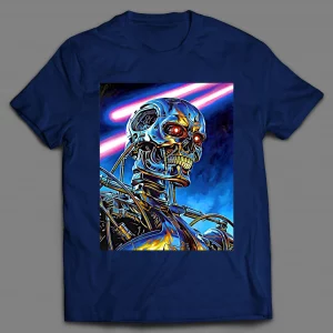 T800 FUTURISTIC KILLER ROBOT RETRO STYLE SHIRT