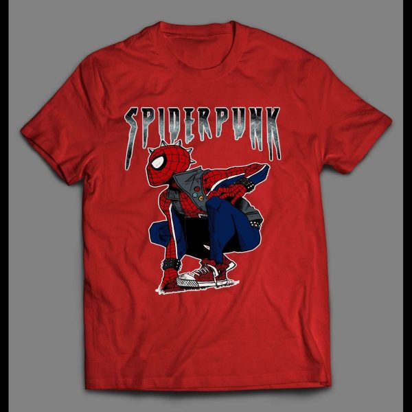 THE AMAZING SPIDERPUNK SUPERHERO PARODY SHIRT