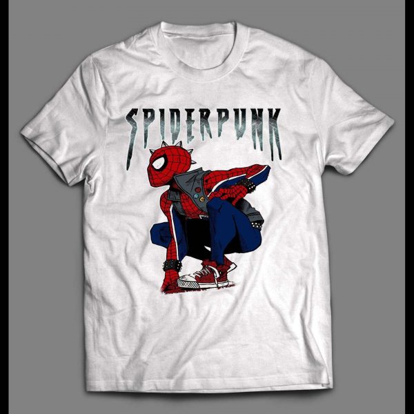THE AMAZING SPIDERPUNK SUPERHERO PARODY SHIRT